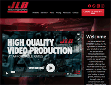 Tablet Screenshot of jlbmedia.com